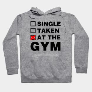 Single taken at the gym Hoodie